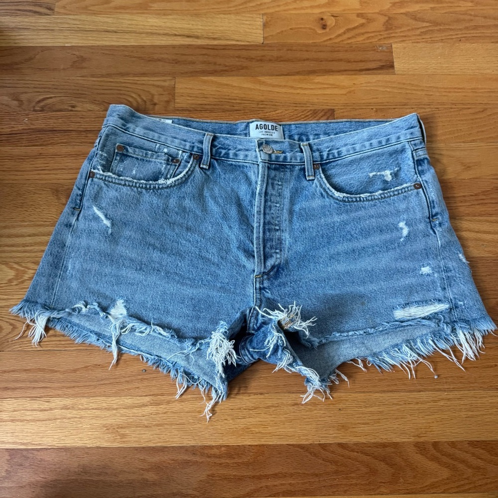 Agolde Parker Vintage Cut Off Short in Swapmeet
